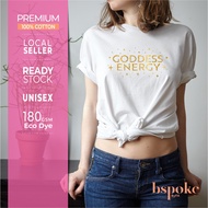 [WOMEN EMPOWERMENT SERIES] Glitter Wording Premium Quality / Everyday T-shirt / 100% Cotton / Goddes