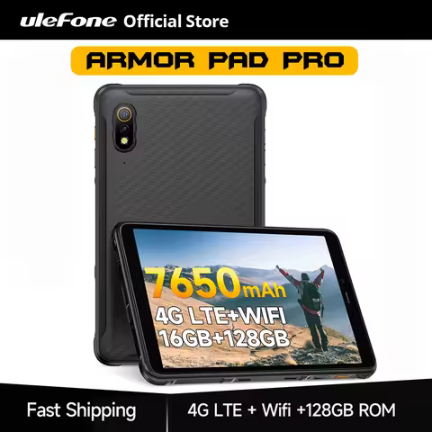 Ulefone Armor Pad Pro Rugged Tablet IP68/IP69K 4G MT8788 Tablet 16GB RAM（8+8GB RAM) 128GB ROM 48MP A