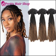 Ombre T1b/30 0.2cm Width Human Hair Dreadlock Extensions脏辫