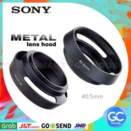 Hood Lens [Premium] Metal Lens Hood 40.5Mm 40.5 Mm Sony A5000 A5100 A6000