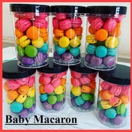 Mini Macaron Baby Macaroon size 10sen 20sen Delicious Dessert Filling Nutella Halal Muslim Bakery #Doorgift