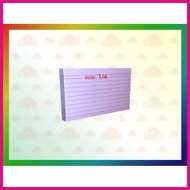❐ ✼ ∈ Index Card ( 1/2, 1/4, 1/8)