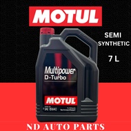 MOTUL 15W40 MULTIPOWER D-TURBO (7L) MINYAK ENJIN KERETA