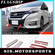 NISSAN SERENA C27 2017-2020 Front Bumper Grille Chrome Garnish Trim stainless steel 2 PCS