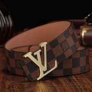 LV Men'S Smooth Buckle Belt