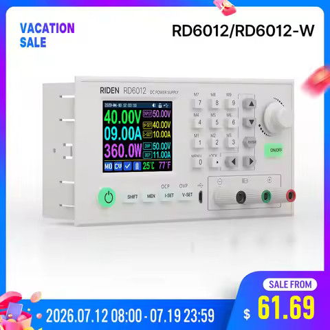 RD RU RIDEN RD6012 RD6012W 60V 12A DC Step Down Voltage Model