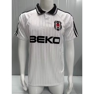 96-97 BKX TAS Home White Retro Short-Sleeve Football Jersey S-XXL