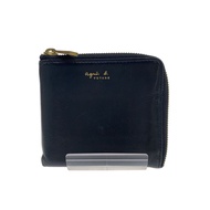 Agnes b Voyage Wallets and others leather BLK Women Direct from Japan Secondhand