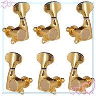 [meteorbdMY] 3R3L Golden Tuning Peg Tuner For Steel String Electric Acoustic Folk Guitar Golden 3R3L