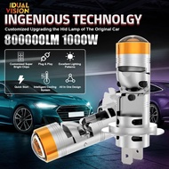 H7 Bi Led 1:1 LED Projector H8 H9 H11 Led Lens 9005 HB3 9006 HB4 9012 HIR2 Car Headlight Bulbs Lens 