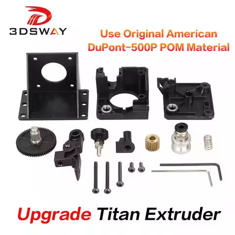 3DSWAY 3D Printer Parts Titan Extruder Fully Kits For V6 J-head Bowden Mounting Bracket 1.75mm Filam