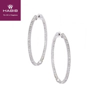 HABIB Claude Diamond Earring in 750/18K White Gold