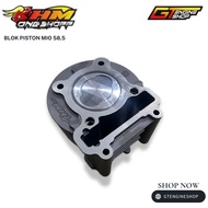 CYLINDER BLOCK SEHER MIO 58,5 MM HM ONE RACING BLOCK PISTON MIO 58,5 HM ONE RACING CYLINDER MIO 58,5