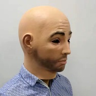 NEW Realistic Human Latex Mask Head Halloween Masquerade Novelty Masks Costume Dress Free shipping