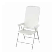 TORPARÖ 戶外躺椅, 白色/灰色, 53x95x109 公分