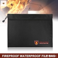 Fireproof Document Bag Waterproof Fire Resistant Pouch for Files Money Documents