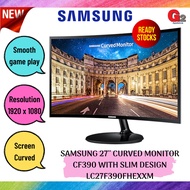 SAMSUNG ( Authorised Dealer ) 27'' CURVED MONITOR CF390 WITH SLIM DESIGN LC-27F390FHEXXM