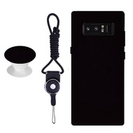 For Samsung Galaxy Note 8 Silicon Soft Ruber Case (Black)