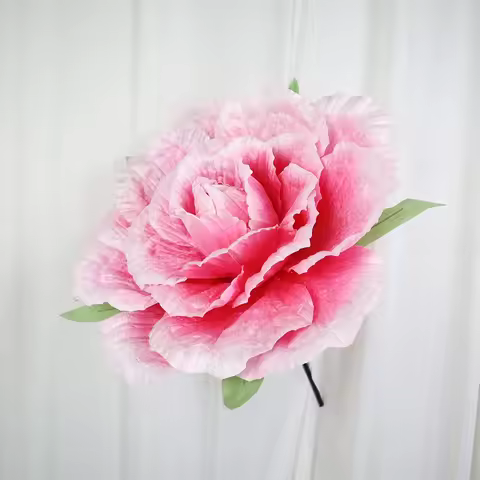 NEW 50cm PE Foam Artificial Rose PE Foam Rose Branch Giant Photography Props Large Size Window Displ