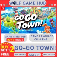 Go Go Town (Nintendo switch 1 - 2 ) Digital Game Download  Permainan Digital Muat Turu
