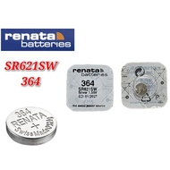 Renata 364 SR621SW Silver 1.55V Battery SWISS MADE