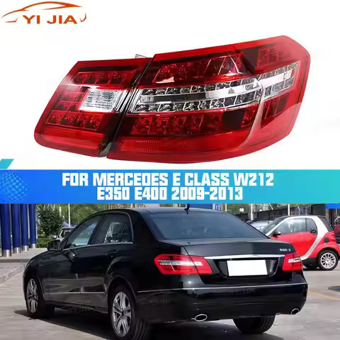 YIJIA Left/Right Side Tail Lamp For Mercedes E class W212 E350 E400 2009 2010 2011 2012 2013 Rear Ta