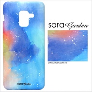 【Sara Garden】客製化 手機殼 Samsung 三星 A8Plus A8+ 2018 水彩星空 手工 保護殼 硬殼