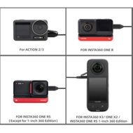 Sunnylife Lavalier Microphone for DJI Action 3 Action 2 Insta360 One RS X3 X2/ X4 / ACE PRO MICROPHO