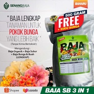 Baja Bunga Ros &amp; Ros jepun untuk 300pokok Pack jimat 1500gram + free sudu + FREE BENIH ⭐️⭐️⭐️⭐️⭐️