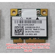 Atheros AR9285 AR5B195 DW1702 AR9002WB-1NGCD Half Mini PCIe WLAN