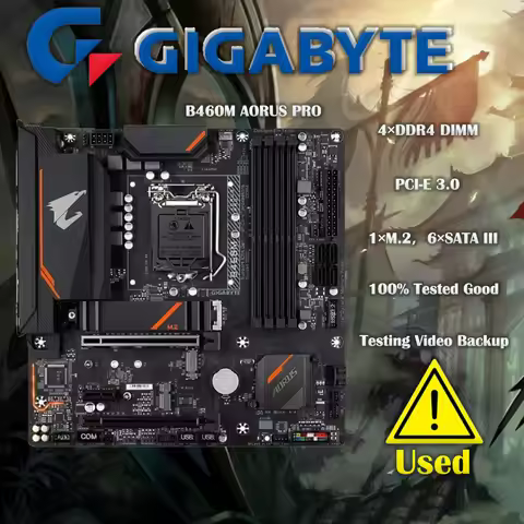 Gigabyte B460M AORUS PRO motherboard DDR4 128GB PCI-E 3.0 M.2 HDMI-compatible Display Placa-Mãe 1200