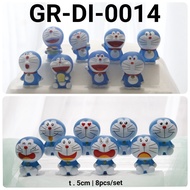 DI-0014 doraemon rubber cake topper figurine cake decoration (toy)