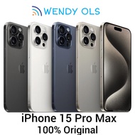 (RESMI) iPhone 15 Pro Max 256GB 512GB 1TB Natural Titanium Promax IBOX