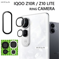 168-G1-2026 / Ring CAMERA SILVER - BLACK VIVO IQOO Z10R / Z10 LITE Tempered Lens/ BLACK SILVER CAMER