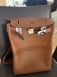 Hermes Hac a dos GM Leather Backpack Handbag
