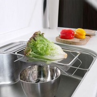 【預購】日本製 leye 不銹鋼 廚房可伸縮收納瀝水水槽廿置物架