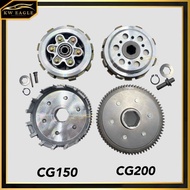 CG150 CG200 OUTER CLUTCH SET CLUTCH DISC PLATES PRESSURE HUB PARTS