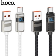 HOCO U137 5A USB Type C Cable Fast Charging Data Cable With Digital Display USB to Type C Cable For 