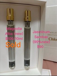 $90 Chloe Atelier des Fleurs 香水 Magnolia Alba Chloe Jasminum Sambac Chloe EDP Chloe香水 10ml 香水sample