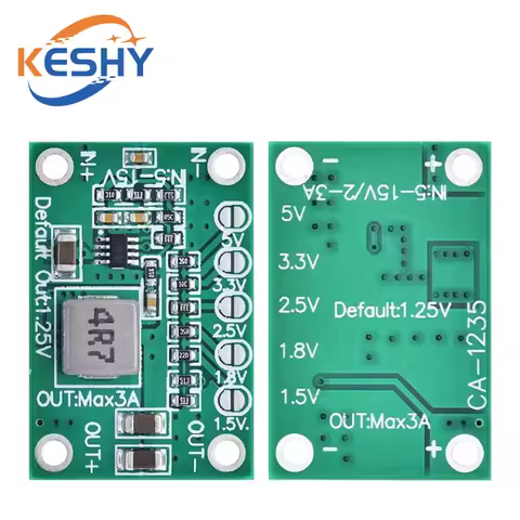 1-10PCS CA1235 Adjustable Power Module CA-1235 Buck Power Module 1.25V 1.5 1.8 2.5 3.3 5V Output 5-1