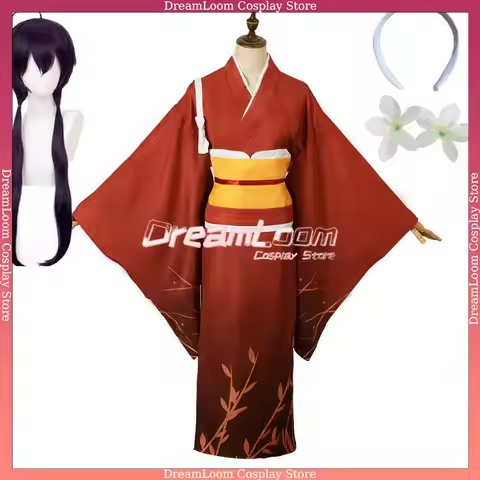 Izumi Kyouka Cosplay Costume Kimono Halloween Party Suit for with Kyouka's Headwear