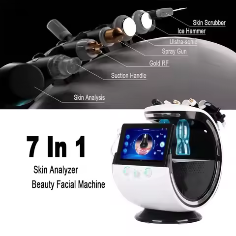 7 In 1 Hydra Dermabrasion H2O2 Machine cleaning facial skin machine professional Facial Care Anti Ag