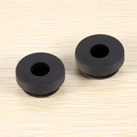#389J 2PCS Radiator Assembly Upper Insulator Mounts Bushing Rubber Black Fit for Honda Accord Civic 