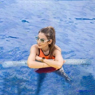 SAVORYSKY​ Inflatable Swim Stick, Portable High Buoyancy PVC Pool Float Stick, Eco-Friendly Tear-res