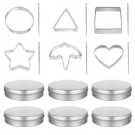 Korean Squid Game Dalgona Cookies Mold Sugar Pie Game Buckle Handmade Party Biscuit Making T8e3