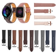 20mm 22mm Fashion Leather Watch Band Strap for Garmin Venu Sq for Vivoactive 3 Music Replacement Wrist strap Elegant Bra