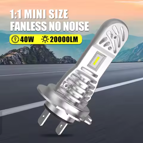 Carshark Mini H7 LED Headlights For VW Passat Golf 7 Polo Audi A4 B8 B6 A3 8P Q7 Mazda 5 3 BK CX7 La