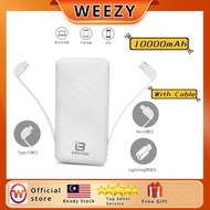 Wireless/cable 10000mah 2A powerbank