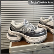 Korean Fashion chunky high cut Breathable Rubber Shoes for women