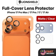 (MY) LionShield iPhone 17 Pro Max / 17 Pro / 17 / 17 Air Camera Lens Protector Matte Clear Full Cove